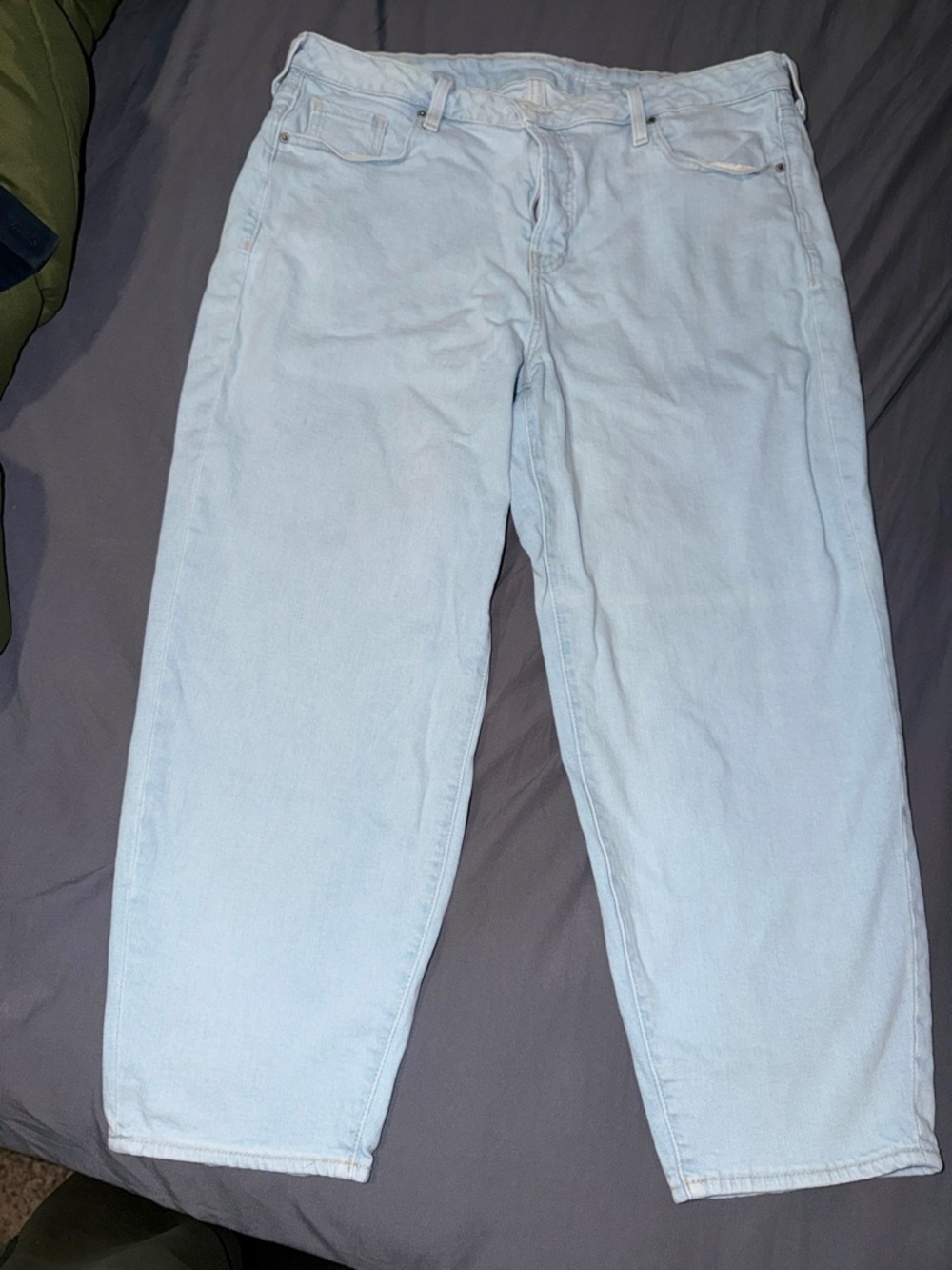Old Navy Light Blue High-Rise O.G. Straight Jeans